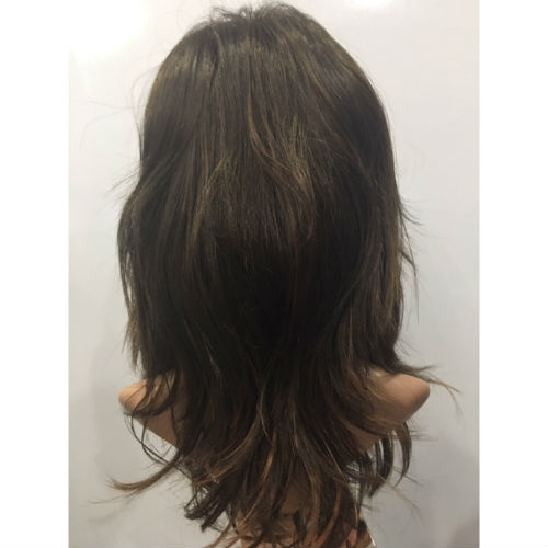 Crossdressing glamour chestnut back wig