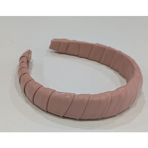 Dusty Pink Vinyl Headband