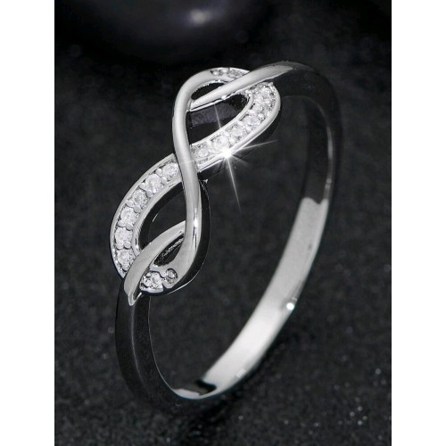 Silver Infinity Ring