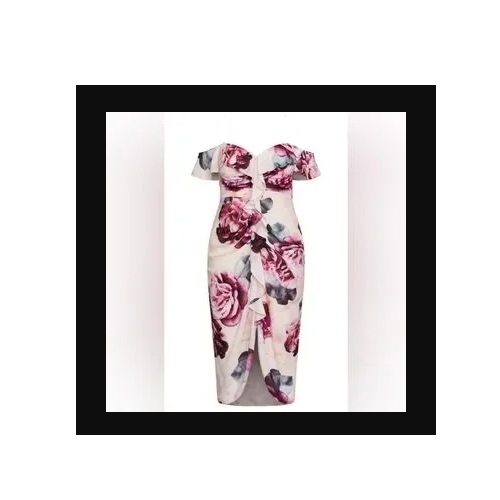 City Chic Vintage Blooms Va Va Voom Dress