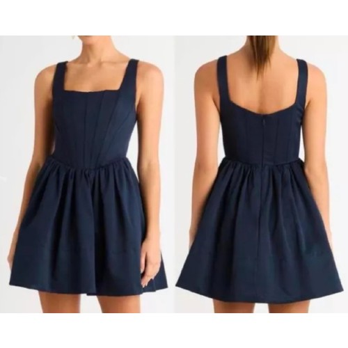 Sheike Maila Dress - Navy
