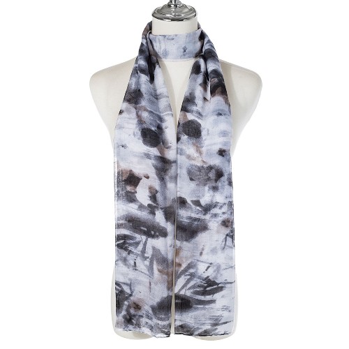 Scarf - Grey Print
