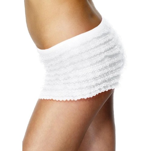 White Ruffle Panties