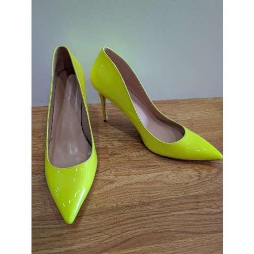 Neon Yellow Heels