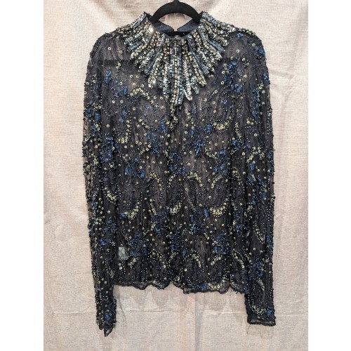 George Gross Lace Embellished Top