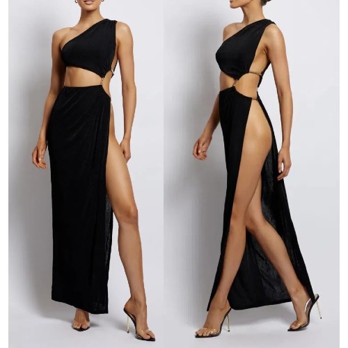 Meshki Paige Dress, Black