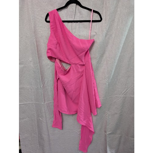 RNWY Pink Cut-Out Dress