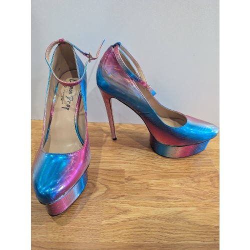 Lemon Drop Rainbow Pumps