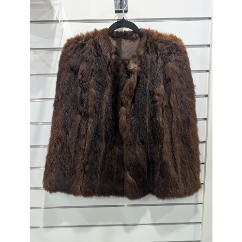 Brown Real Fur Vest