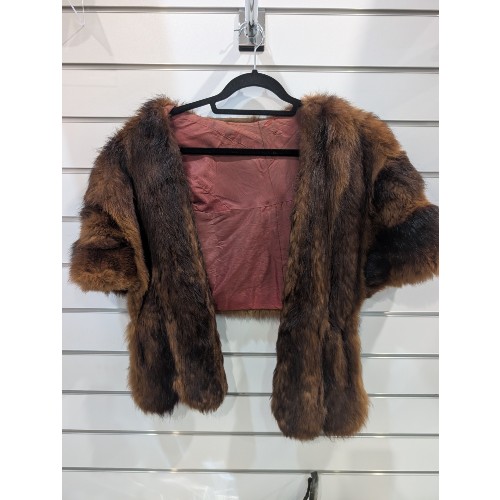 Dark Brown Fur Shrug/Shawl