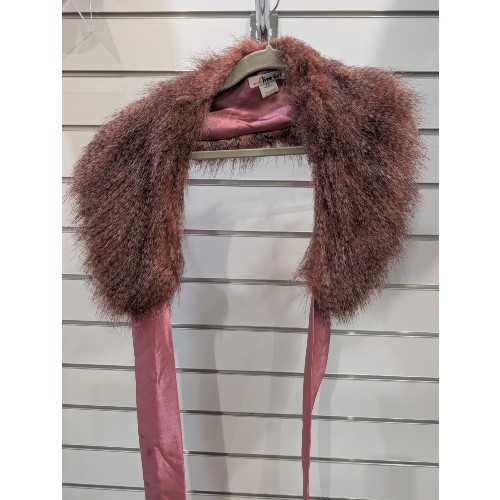 Dusky Pink Fluffy Stole