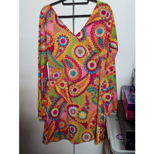 70s Flower Power Dress