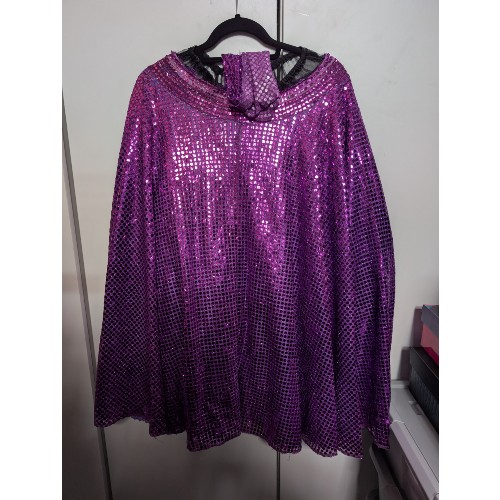 Sequin Rock n Roll Skirt, Purple