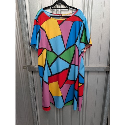Colour Block Shift Dress