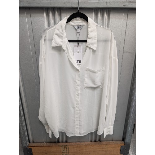 LTS Sheer White Blouse
